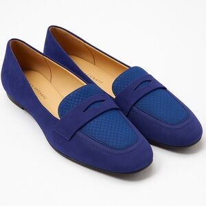 Isaac Mizrahi IM Sara Loafers | Royal Blue Suede | NIB
